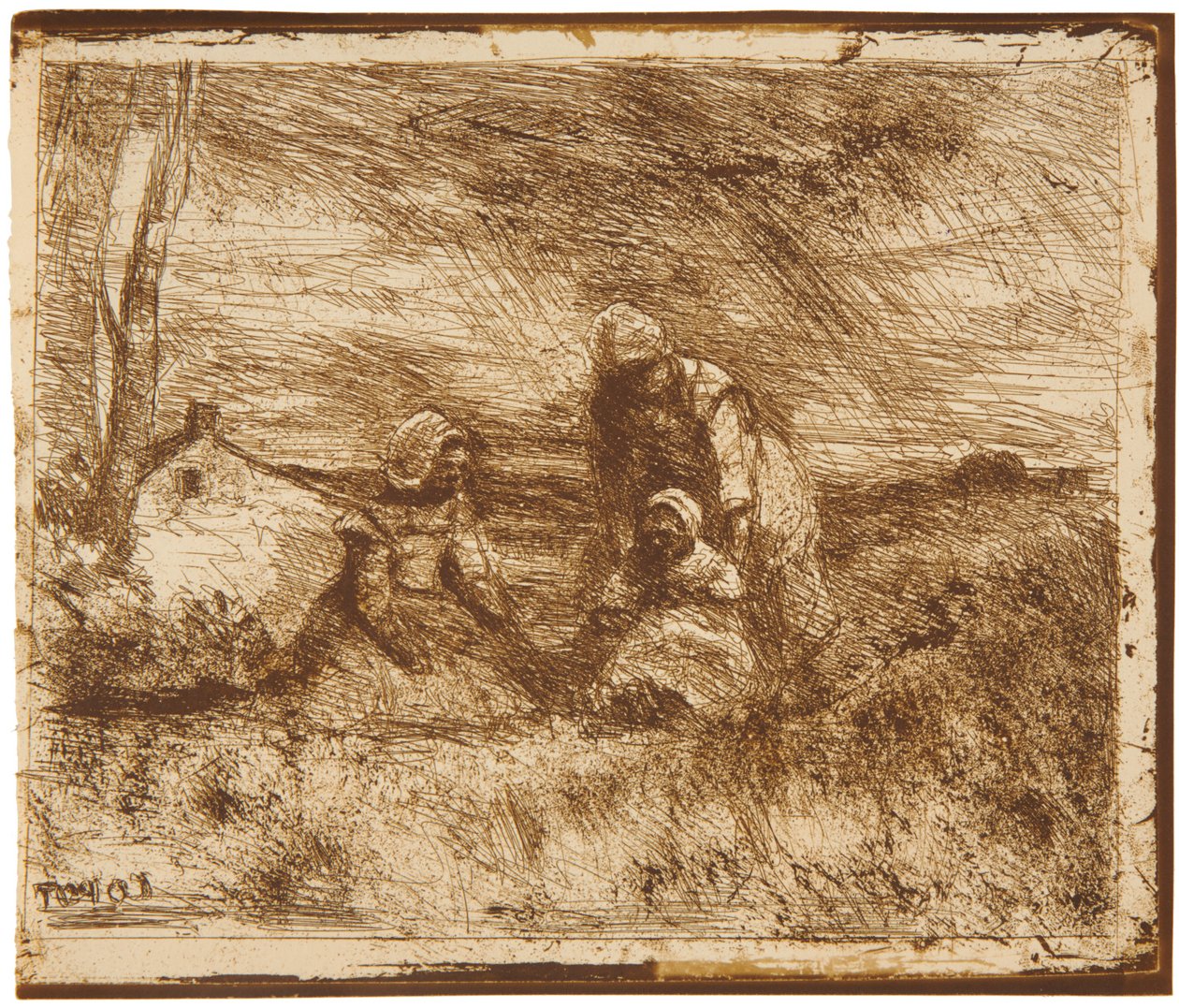 Lillesøster af Jean-Baptiste-Camille Corot