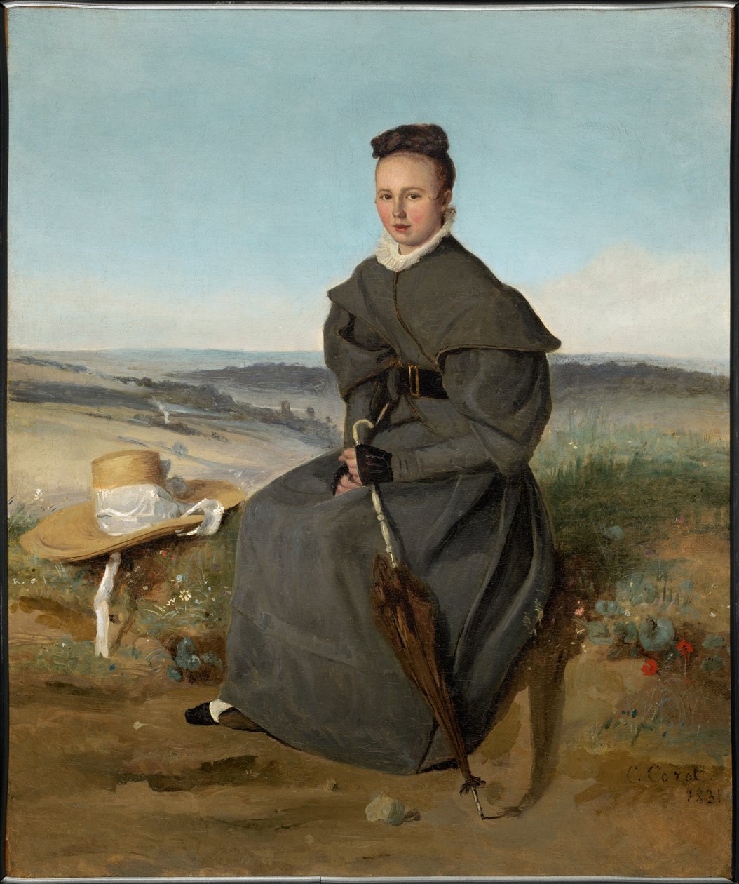 Louise Harduin af Jean-Baptiste-Camille Corot
