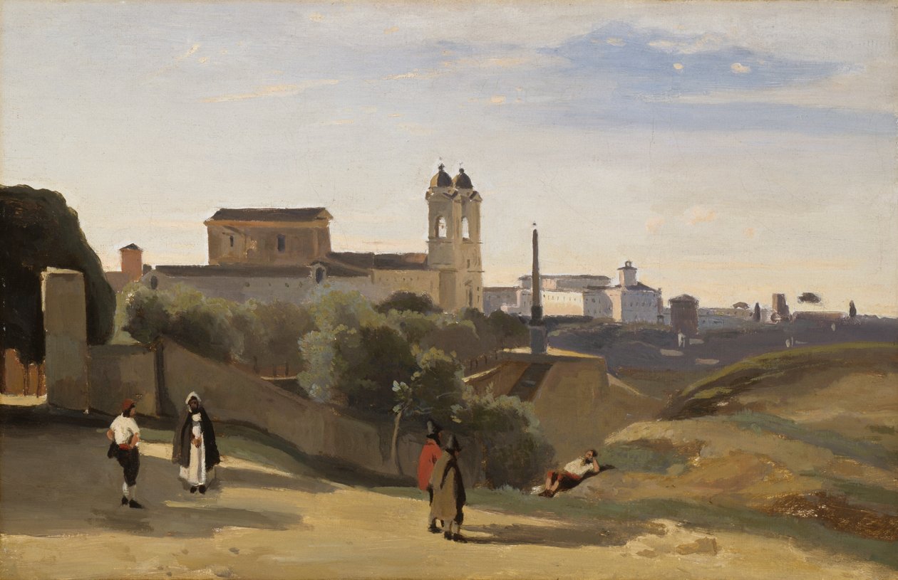 Monte Pincio, Rom af Jean-Baptiste-Camille Corot