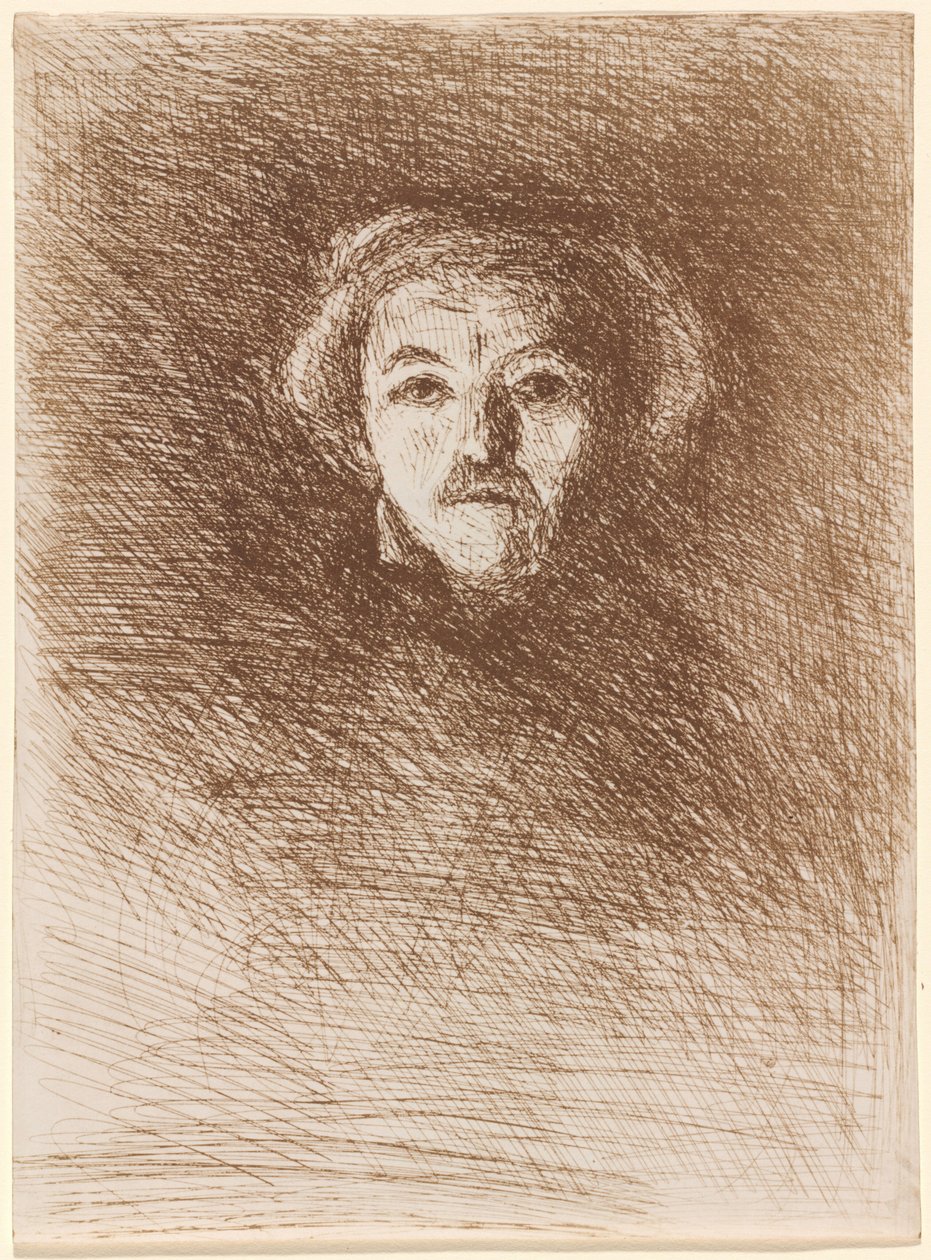 Selvportræt (Corot af ham selv) af Jean-Baptiste-Camille Corot