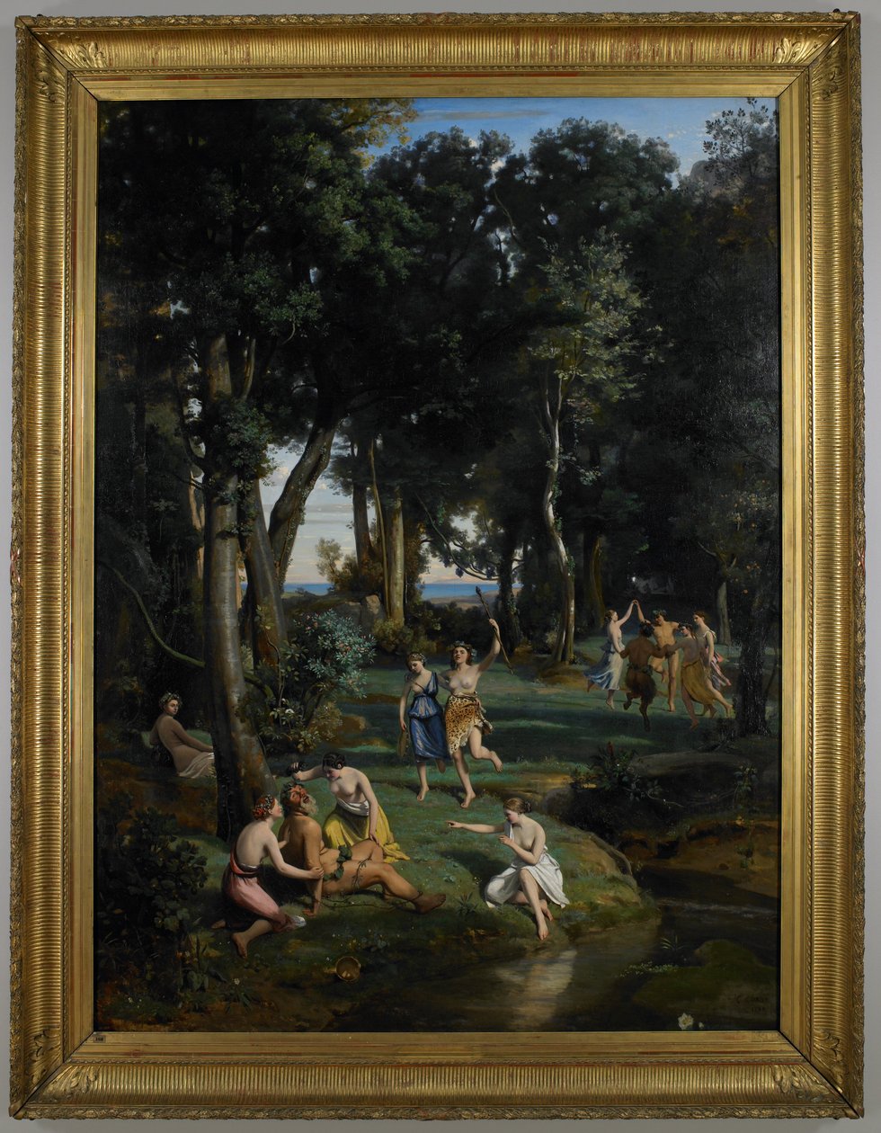 Silenos af Jean-Baptiste-Camille Corot