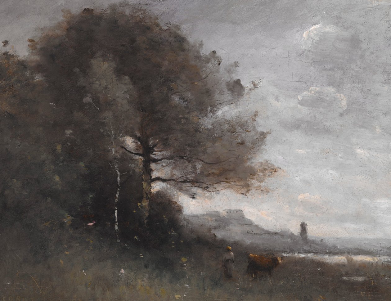 Minder fra Italien af Jean-Baptiste-Camille Corot