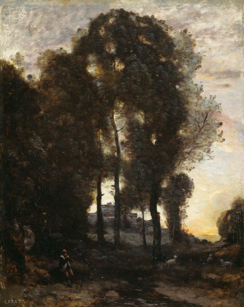 Souvenir af Italien af Jean-Baptiste-Camille Corot