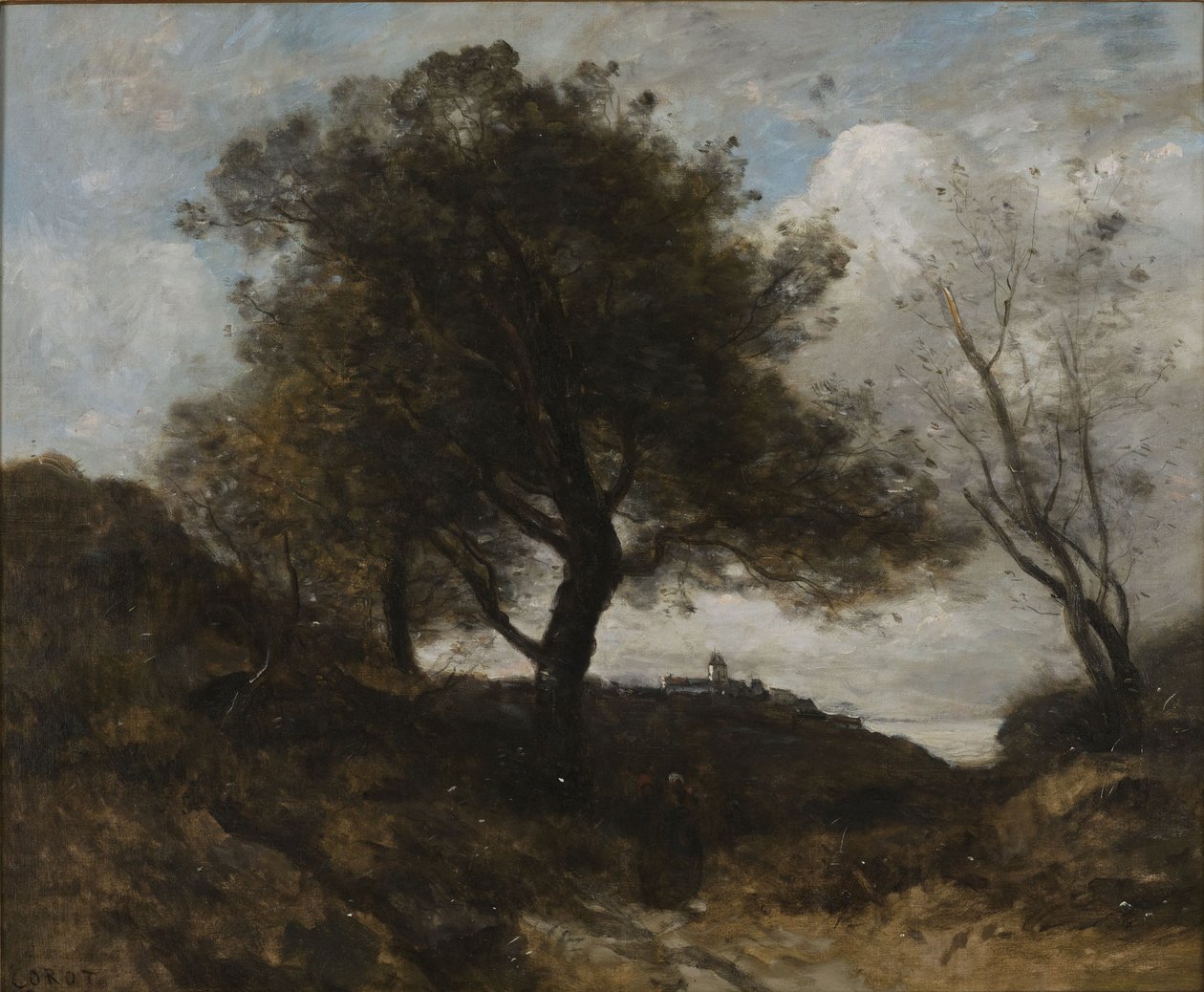 Minde om Normandiet af Jean-Baptiste-Camille Corot