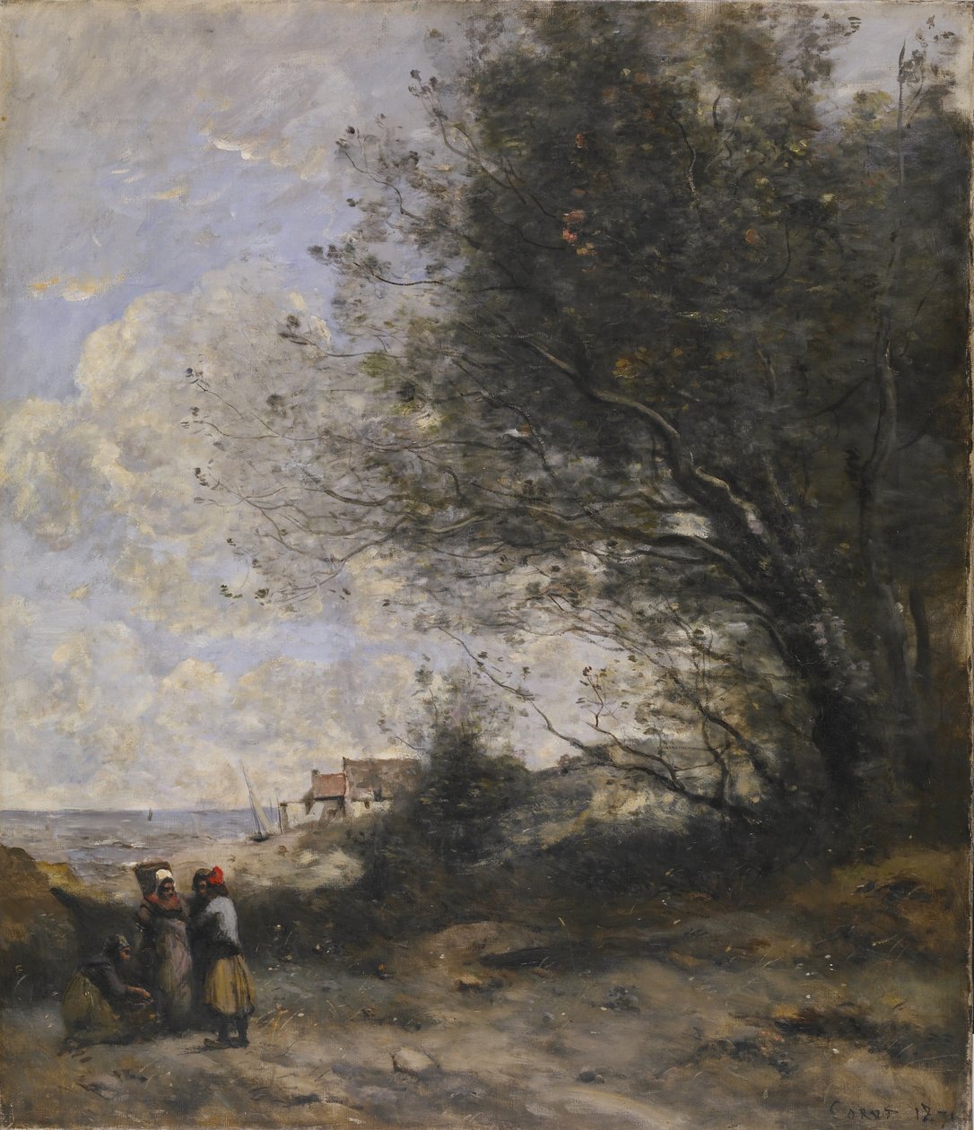 Fiskerhytten af Jean-Baptiste-Camille Corot
