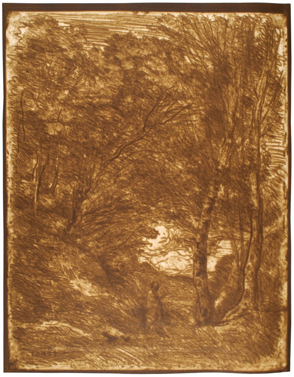 Die Gärten des Horaz af Jean-Baptiste-Camille Corot
