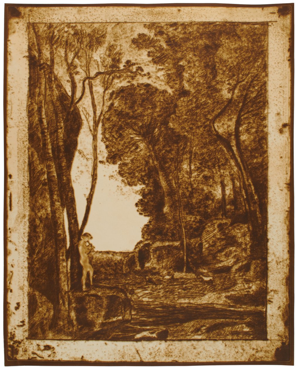 Der kleine Schäfer, 1. Platte af Jean-Baptiste-Camille Corot