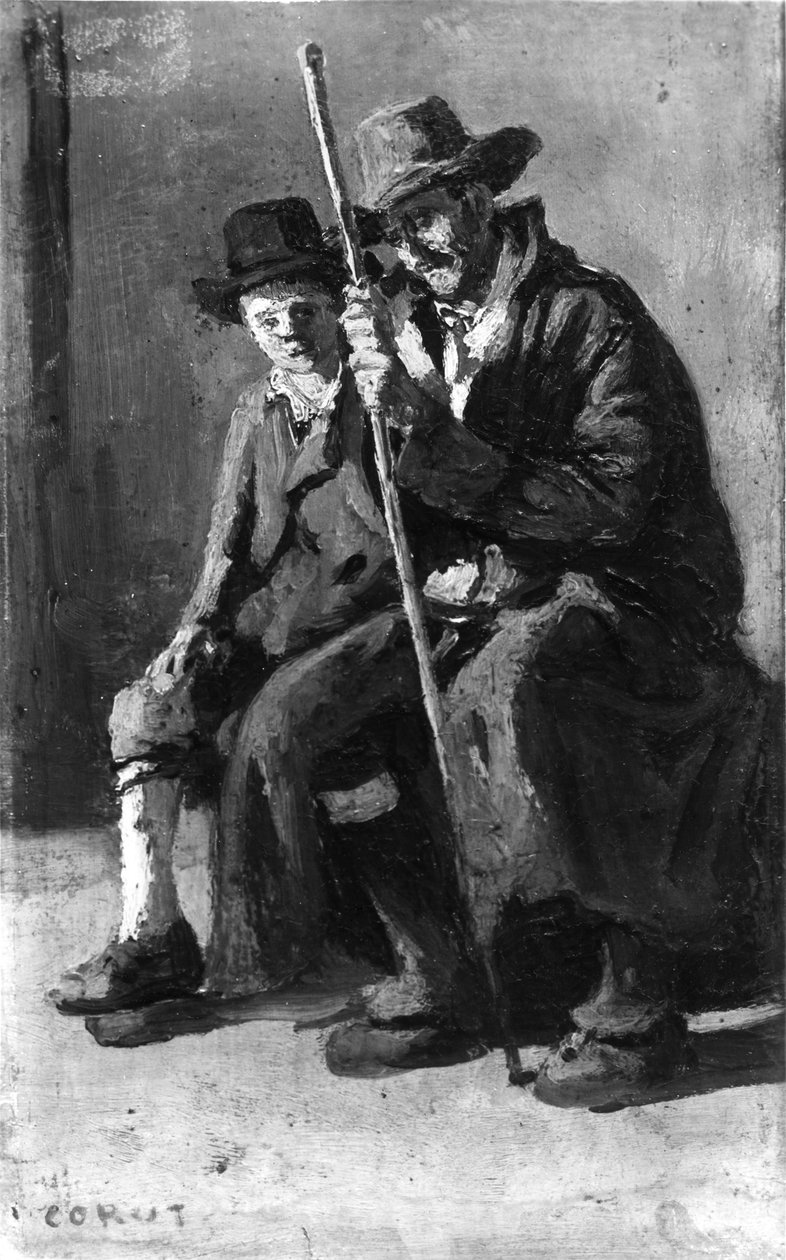 To italienske bønder af Jean-Baptiste-Camille Corot