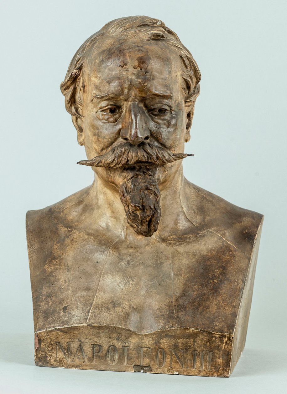Buste af Napoleon 3. af Jean-Baptiste Carpeaux