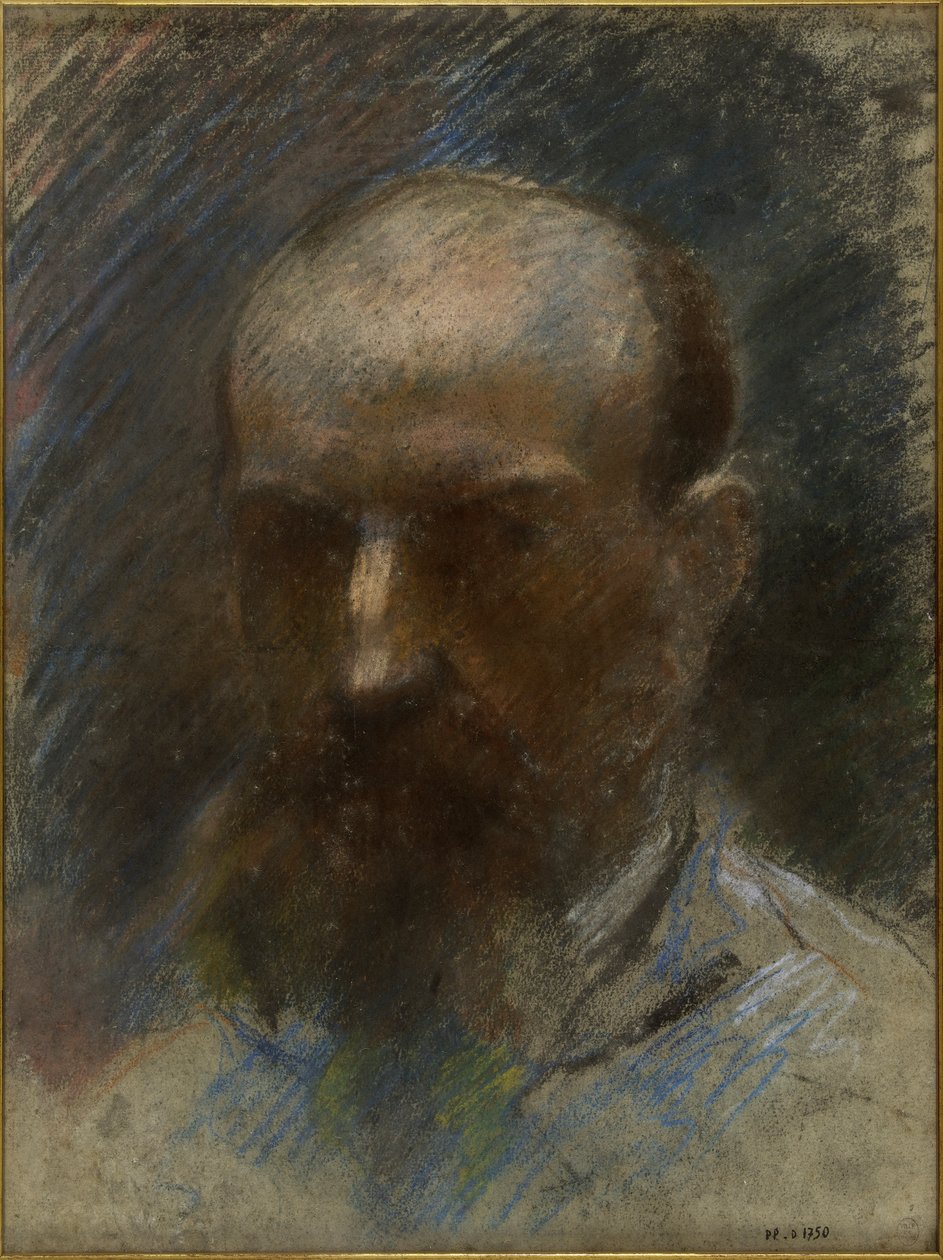 Portræt af en mand (selvportræt) af Jean-Baptiste Carpeaux
