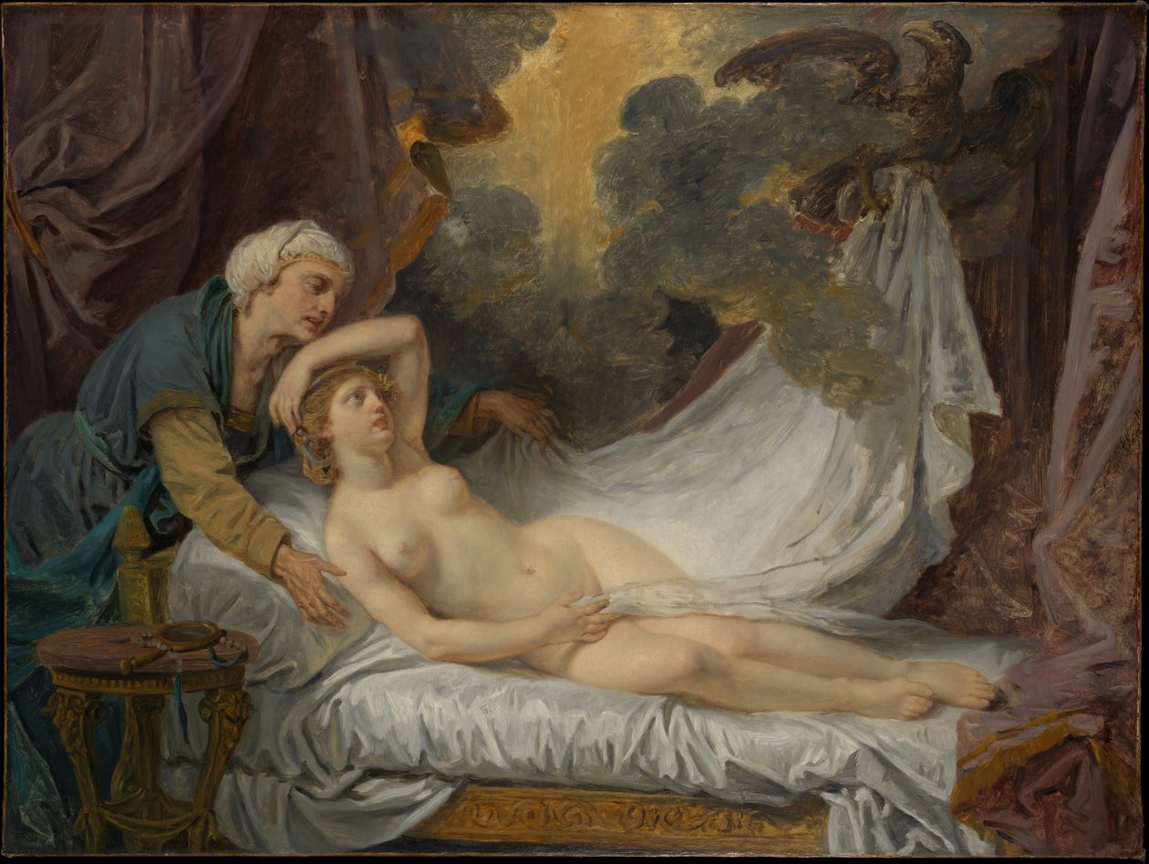 Jupiter besøgte Aegina af Jean-Baptiste Greuze