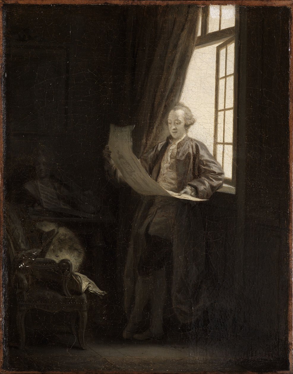 Claude-Henri Watelet af Jean-Baptiste Greuze
