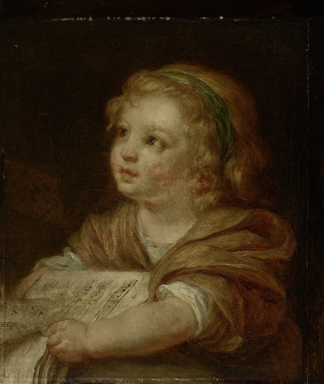 Pige med nodebog af Jean-Baptiste Greuze