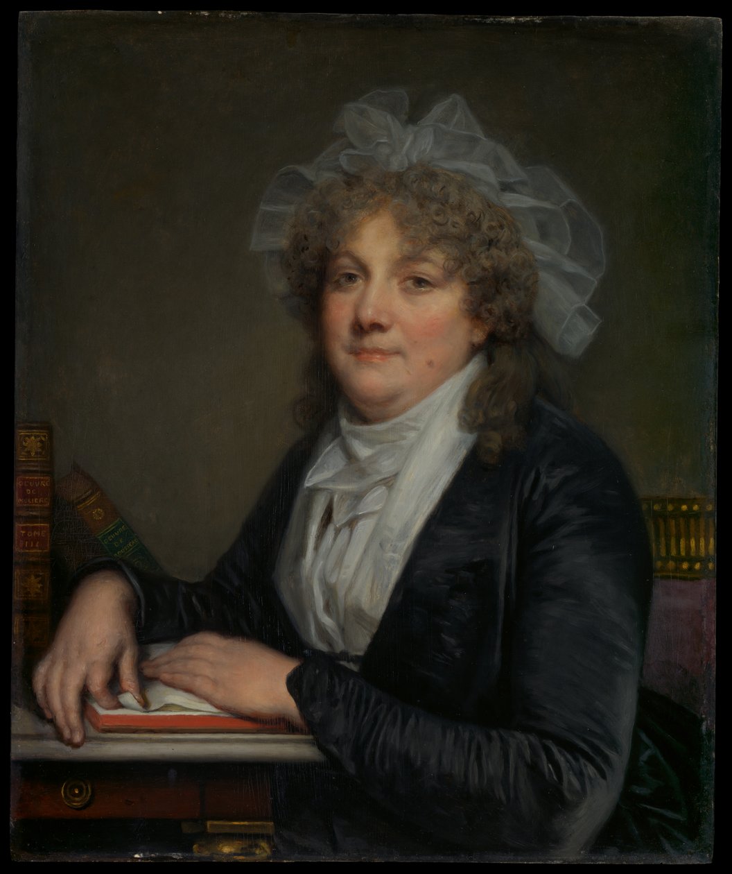Madame Jean-Baptiste Nicolet (Anne Antoinette Desmoulins, 1743-1817) af Jean-Baptiste Greuze