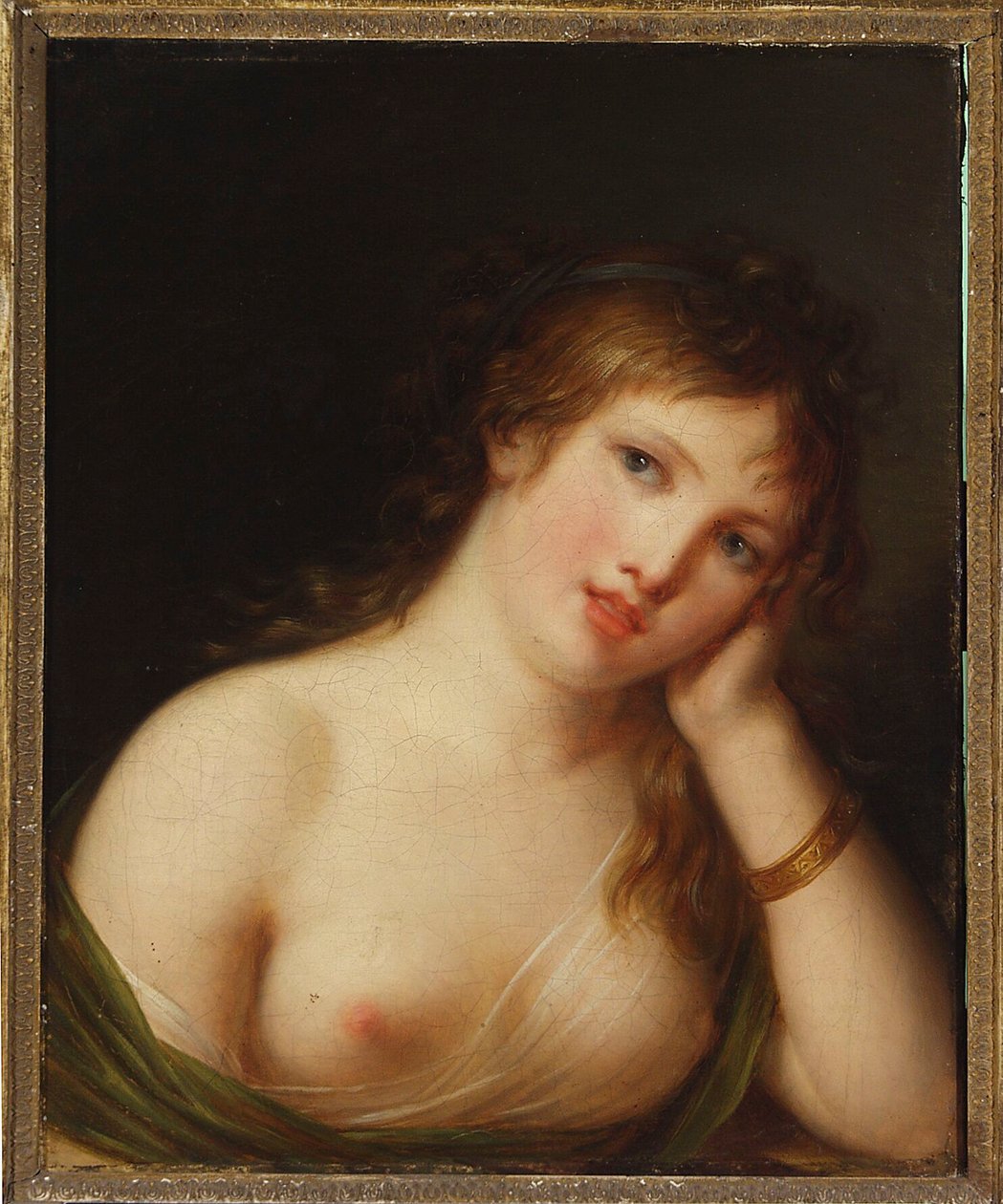 Portræt af en ung kvinde af Jean-Baptiste Greuze