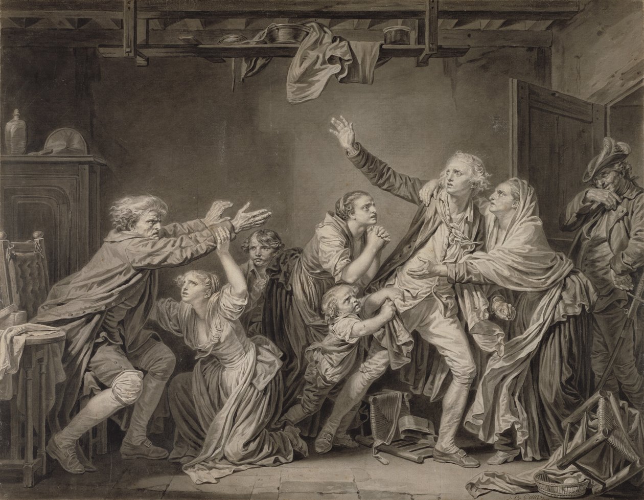 Faderens forbandelse: Den utaknemmelige søn af Jean-Baptiste Greuze