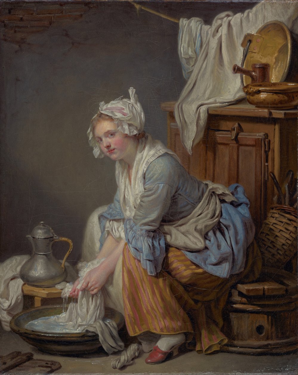 Vaskekonen af Jean-Baptiste Greuze
