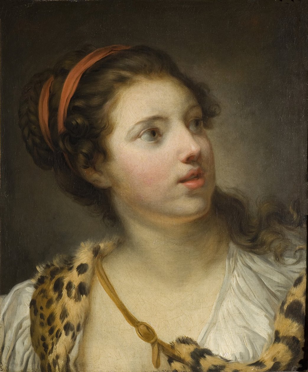 Nymfen Kallisto af Jean-Baptiste Greuze