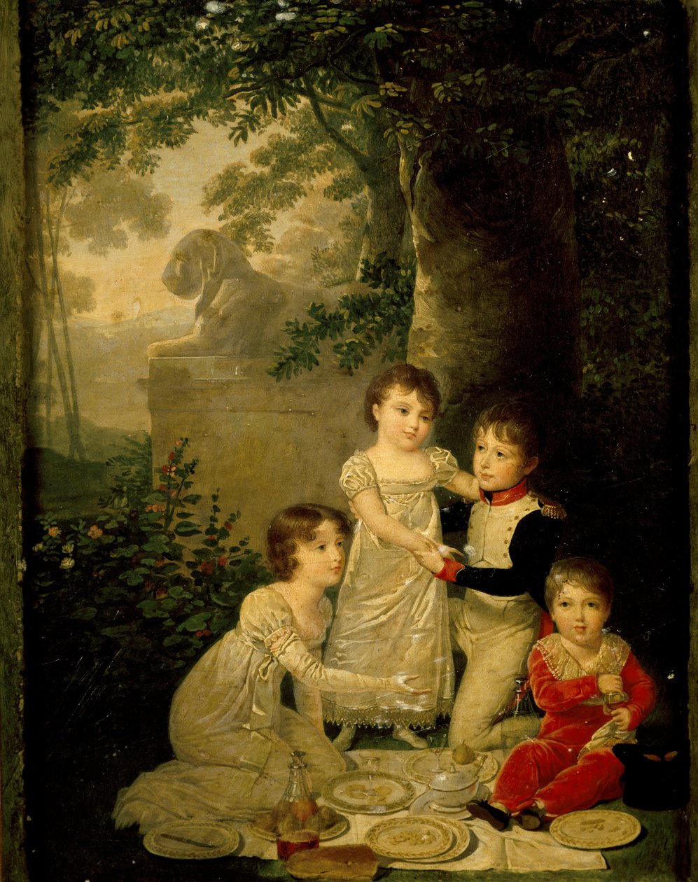 Fire sønner af Joachim Murat og Caroline Bonaparte (fra venstre Letizia af Jean Baptiste Isabey
