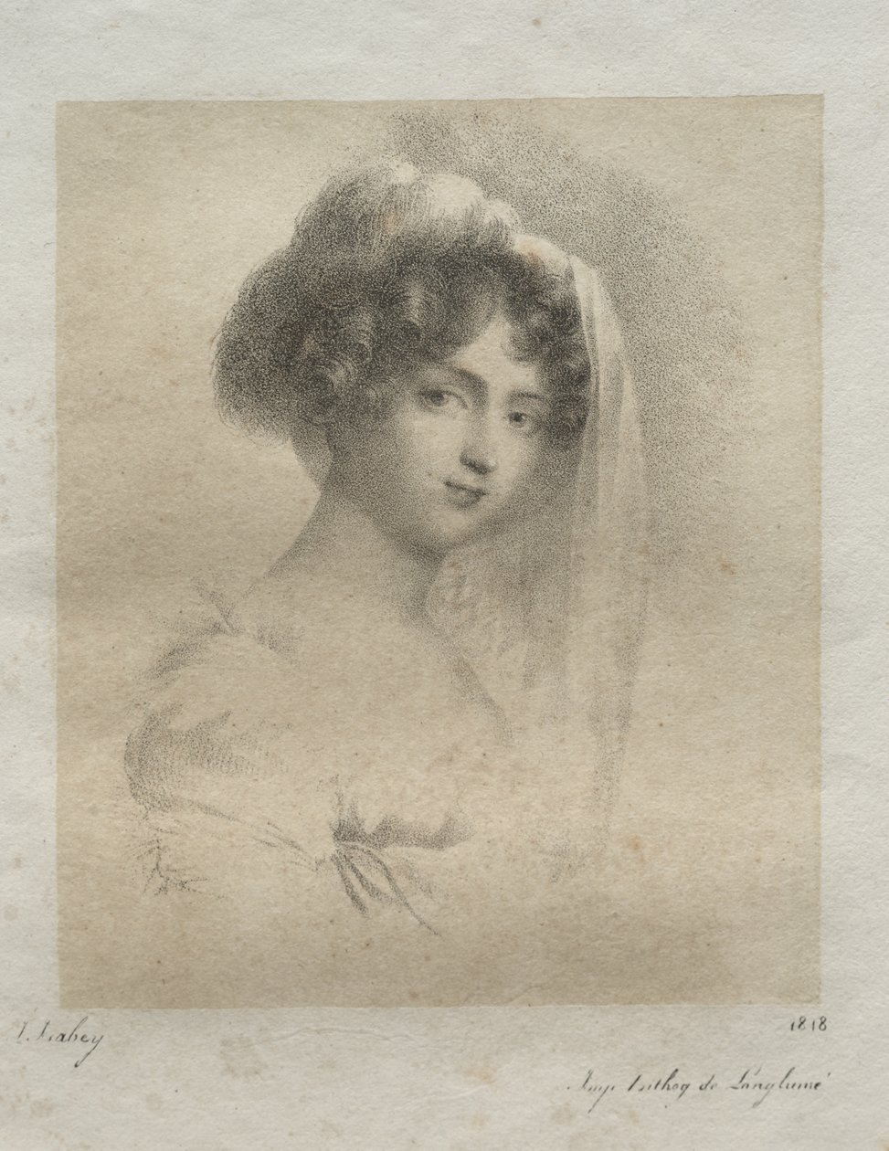Fru. Horace Vernet af Jean-Baptiste Isabey