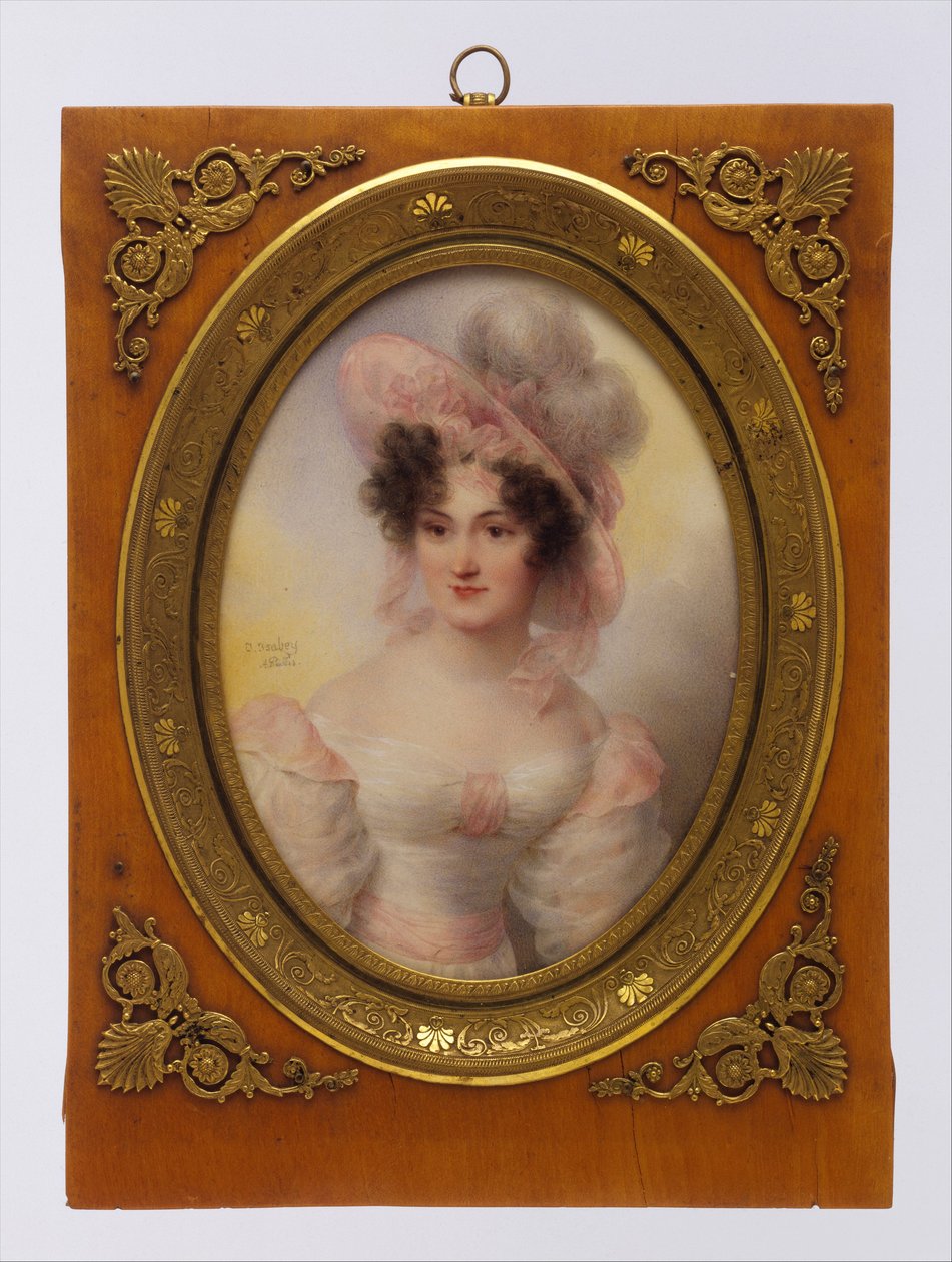 Fru Rufus Prime (Augusta Temple Palmer, 1807-1840) af Jean-Baptiste Isabey