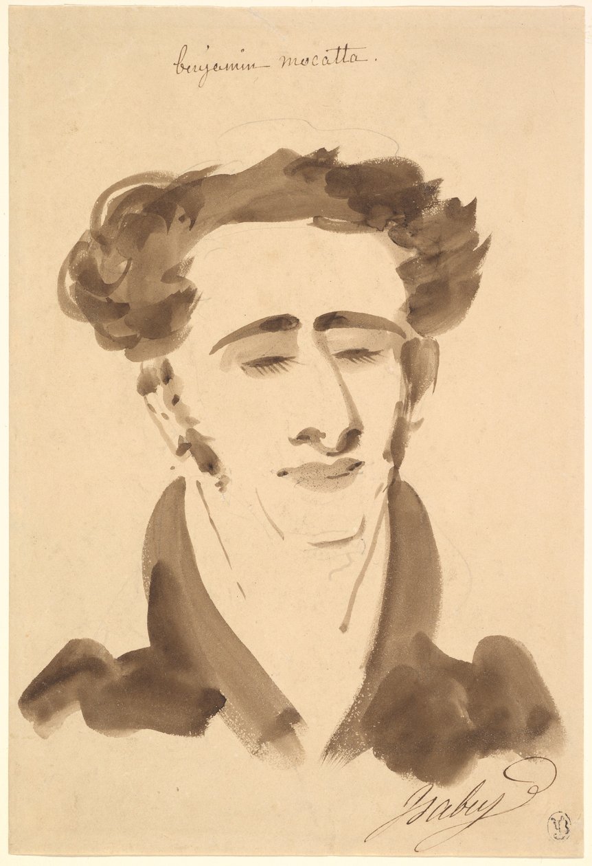 Portræt af Benjamin Mocatta (1802–1865) af Jean-Baptiste Isabey