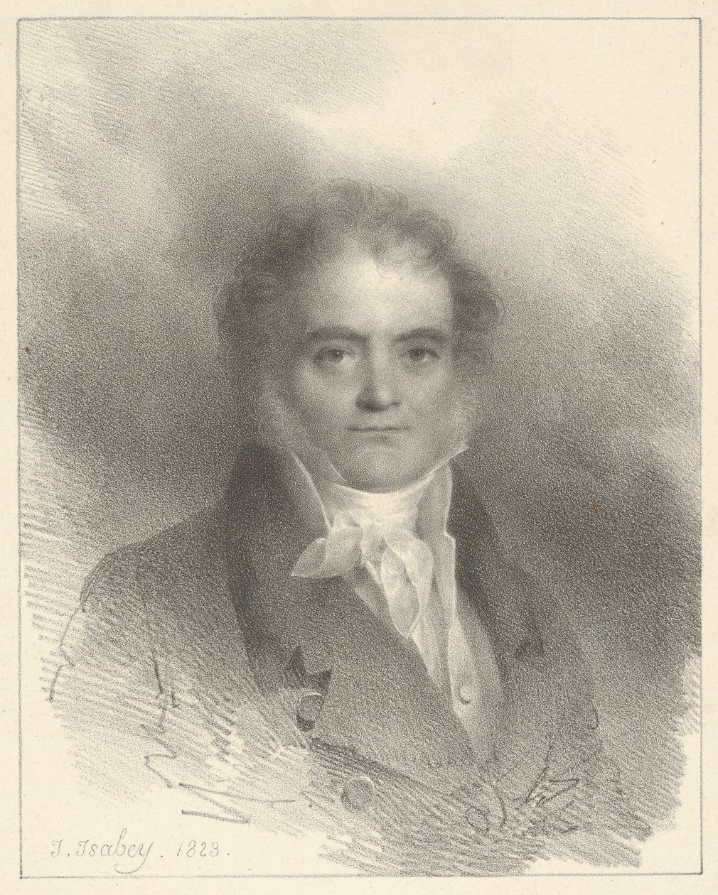 Portræt af Villeau af Jean-Baptiste Isabey