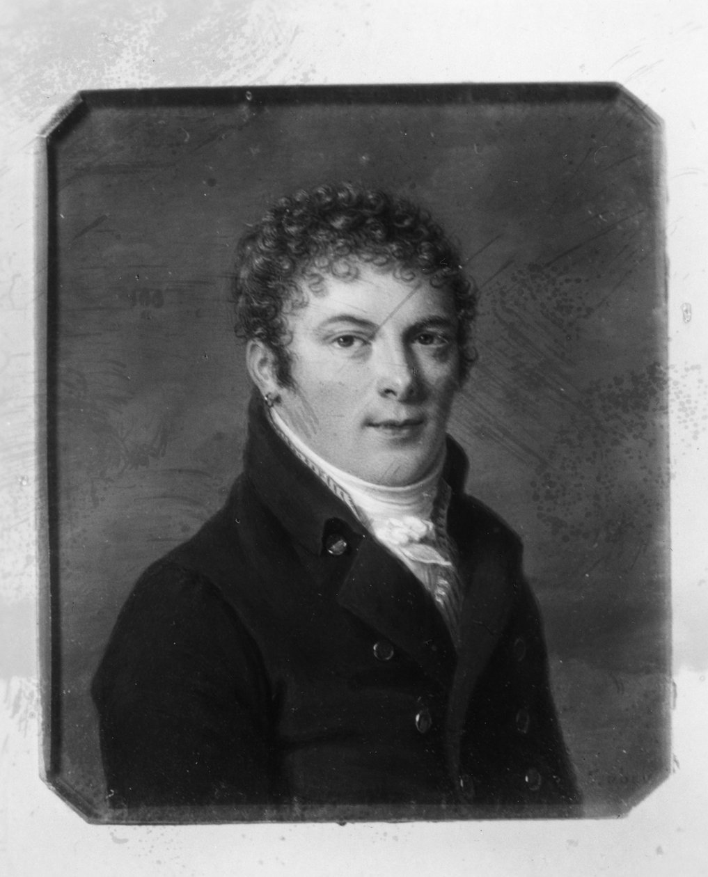 Portræt af en mand af Jean-Baptiste Isabey