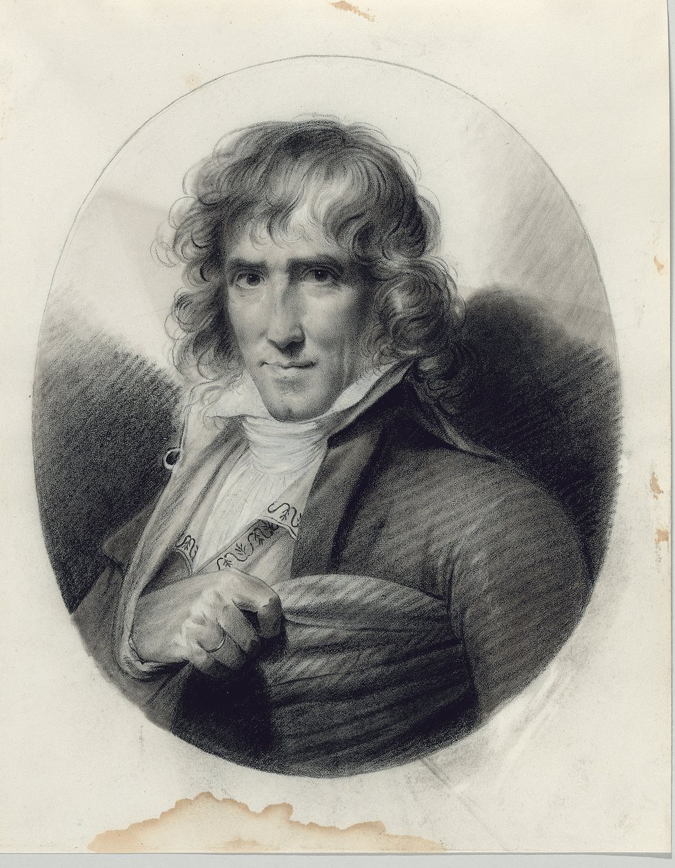 Portræt af kunstneren Joseph Chinard af Jean-Baptiste Isabey