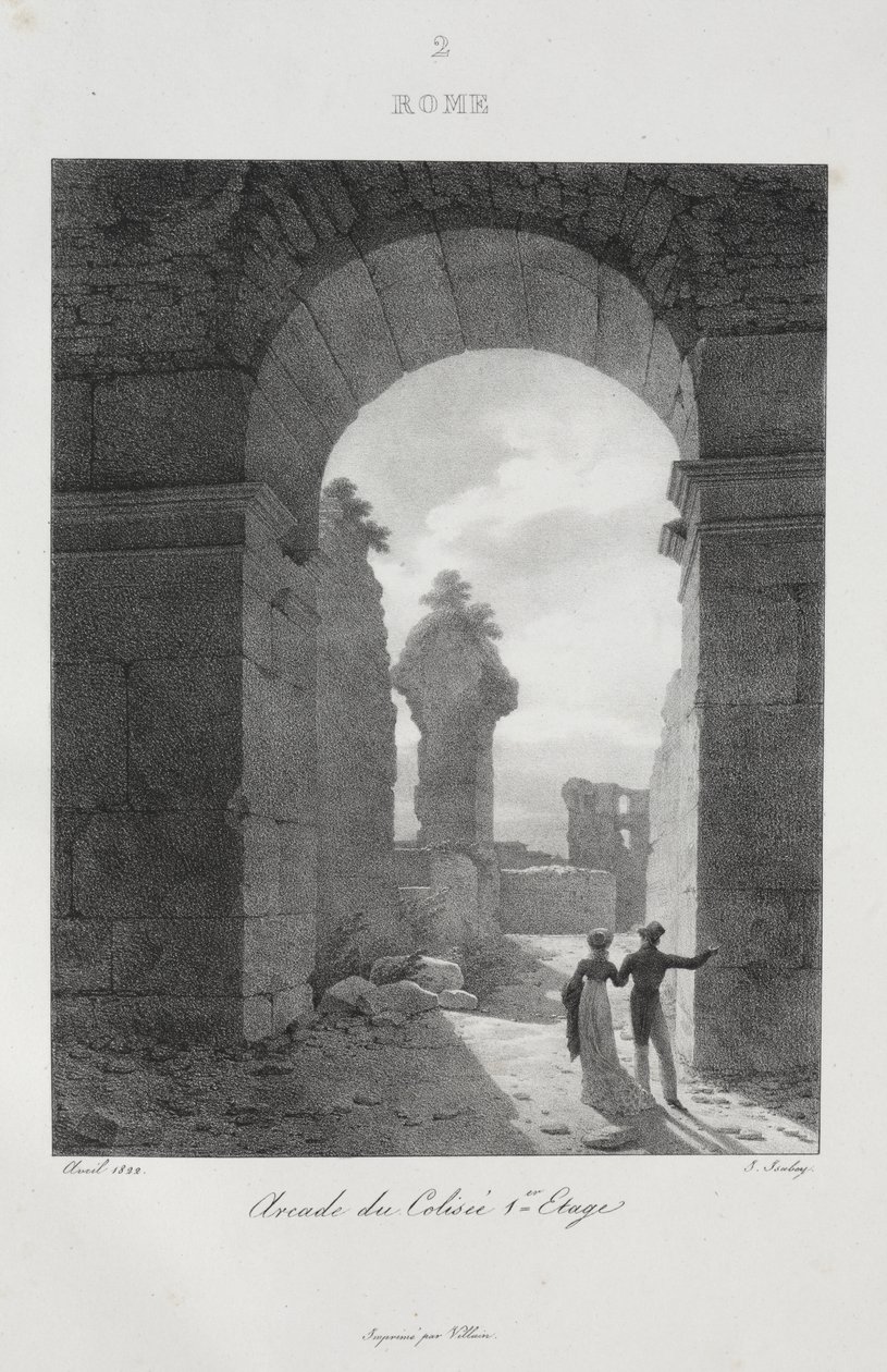 Rejse til Italien i 1822 af Jean-Baptiste Isabey
