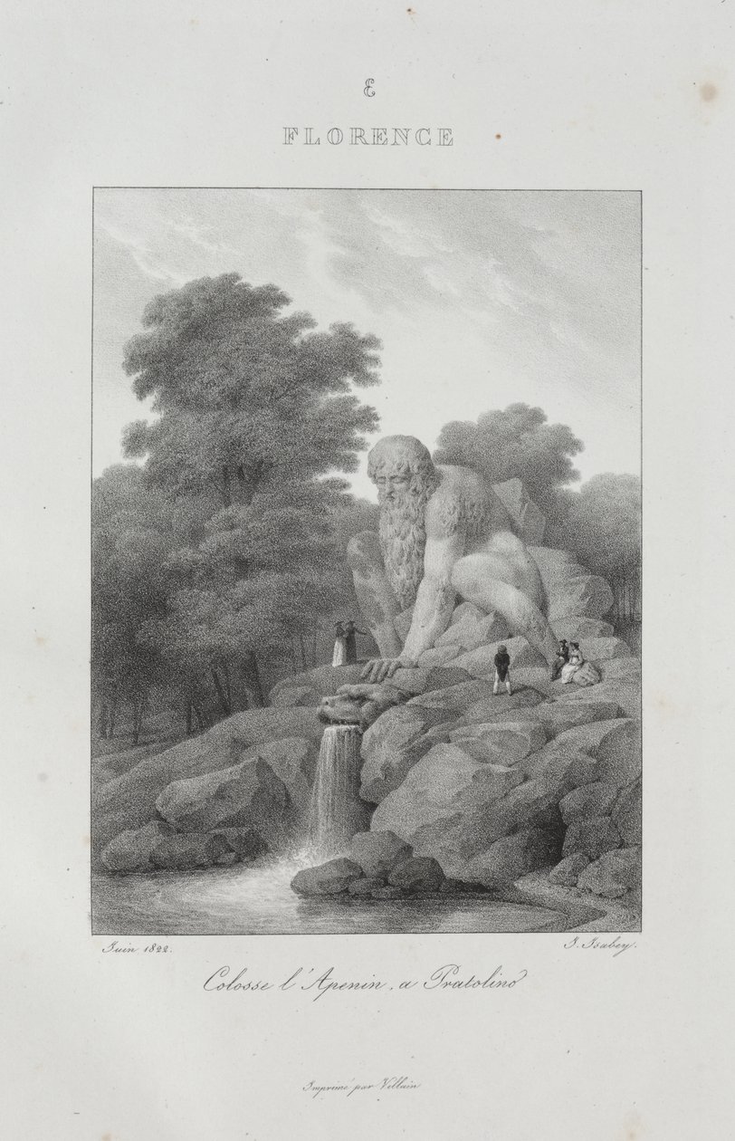 Rejse til Italien i 1822 af Jean-Baptiste Isabey