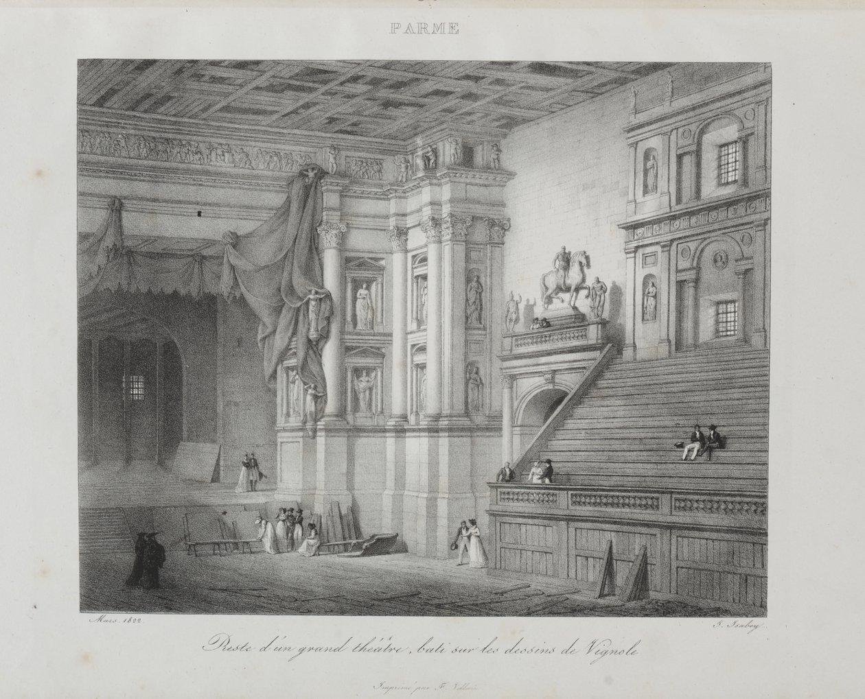 Rejse til Italien i 1822 af Jean-Baptiste Isabey