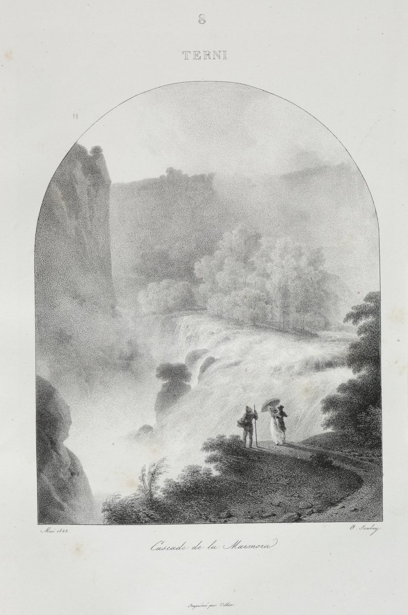 Rejse til Italien i 1822 af Jean-Baptiste Isabey