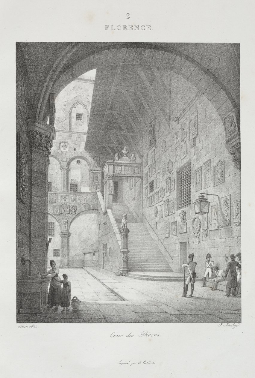 Rejse til Italien i 1822 af Jean-Baptiste Isabey
