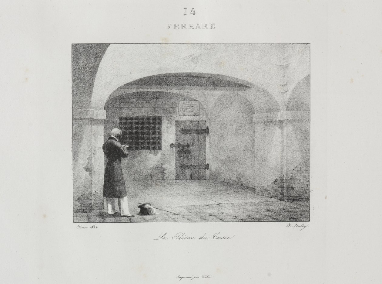 Rejse til Italien i 1822 af Jean-Baptiste Isabey