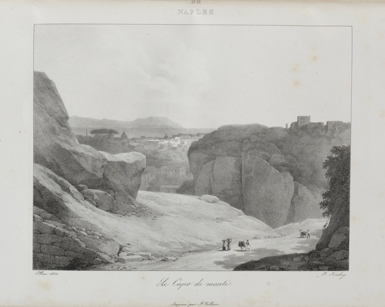 Rejse til Italien i 1822 af Jean-Baptiste Isabey