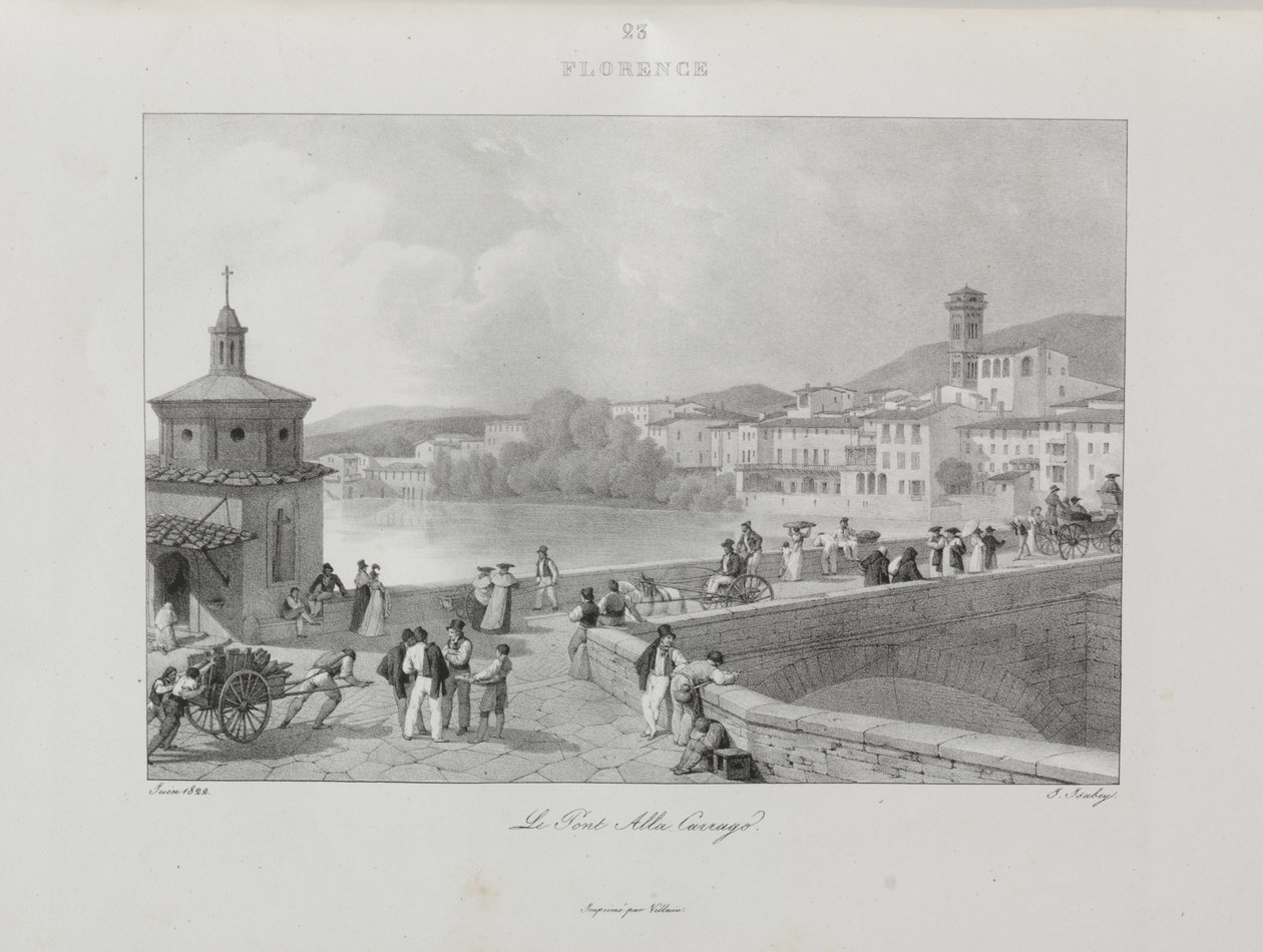 Rejse til Italien i 1822 af Jean-Baptiste Isabey