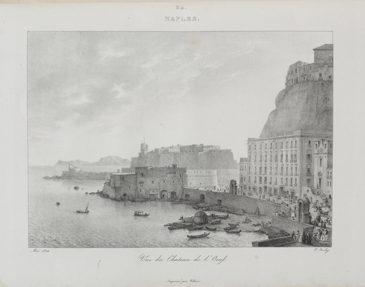 Rejse til Italien i 1822 af Jean-Baptiste Isabey