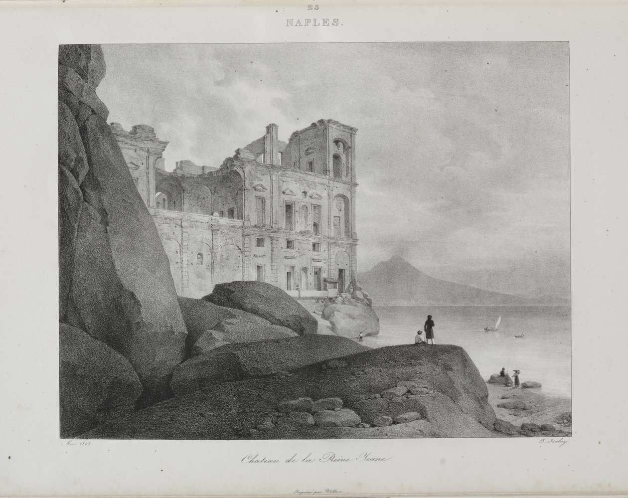 Rejse til Italien i 1822 af Jean-Baptiste Isabey