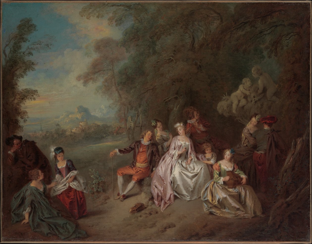Landlig koncert af Jean-Baptiste Joseph Pater