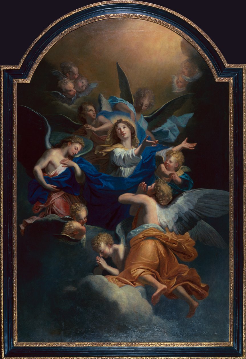 The Assumption of the Virgin (olie på lærred) af Jean Baptiste Jouvenet