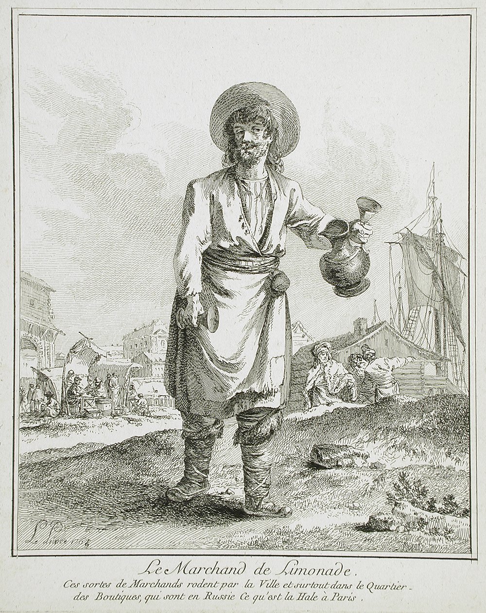 Limonadesælgersken af Jean-Baptiste Le Prince