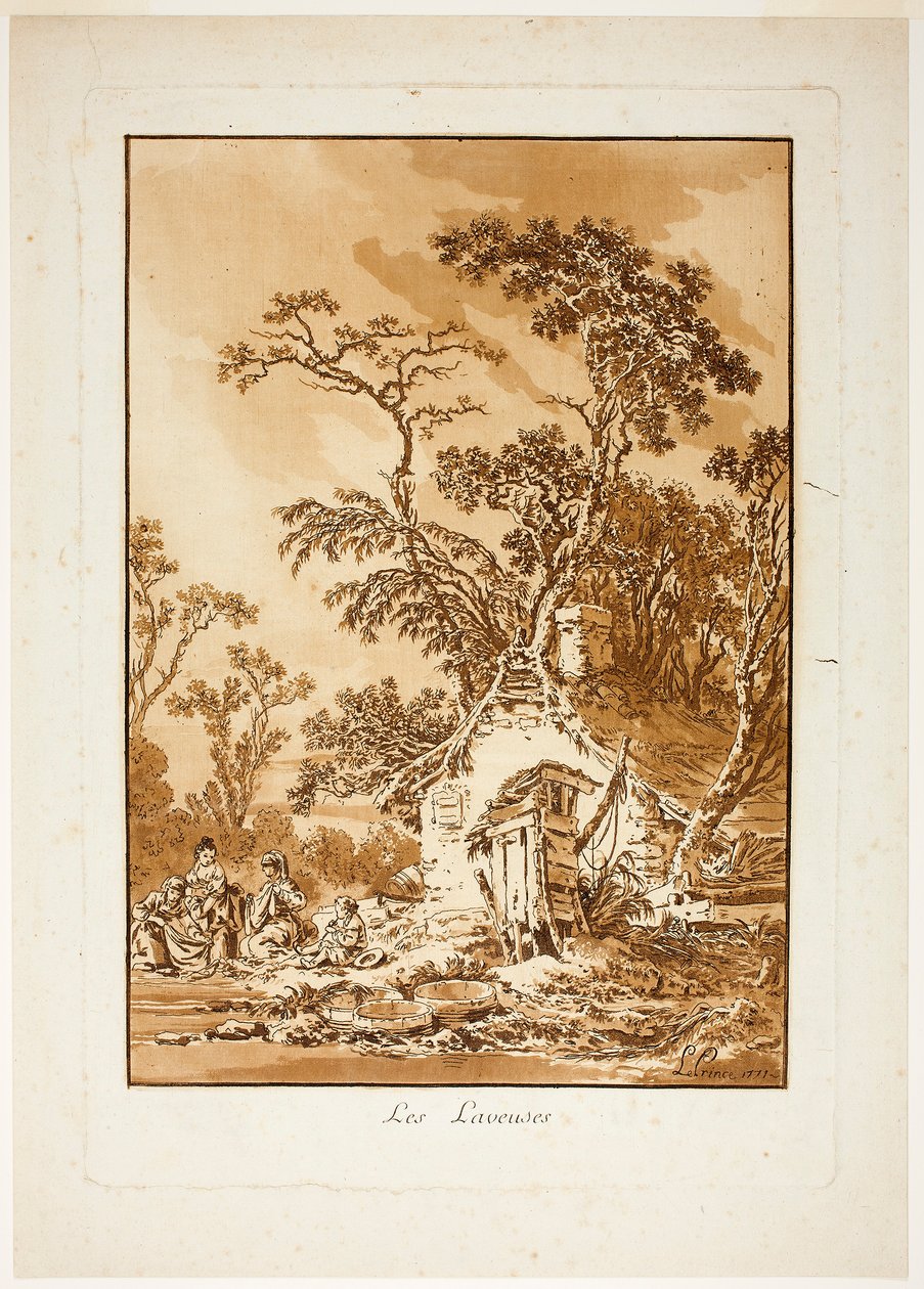 Vaskekonerne af Jean-Baptiste Le Prince