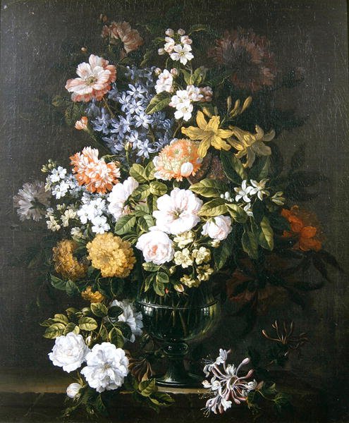 Still Life of Flowers (olie på lærred) af Jean Baptiste Monnoyer