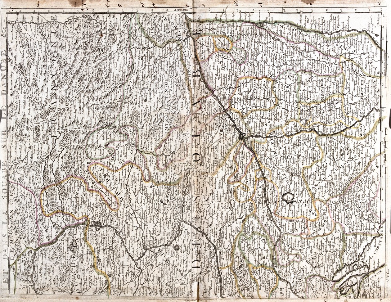 Baden-Württemberg, Bayern, Tyskland af Jean Baptiste Nolin