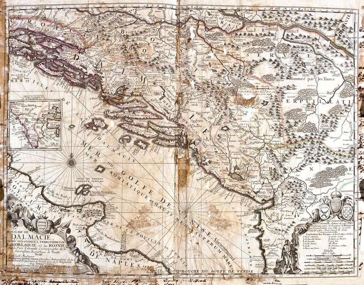 Kroatien, Bosnien-Hercegovina, Serbien, Nordalbanien, Montenegro af Jean Baptiste Nolin