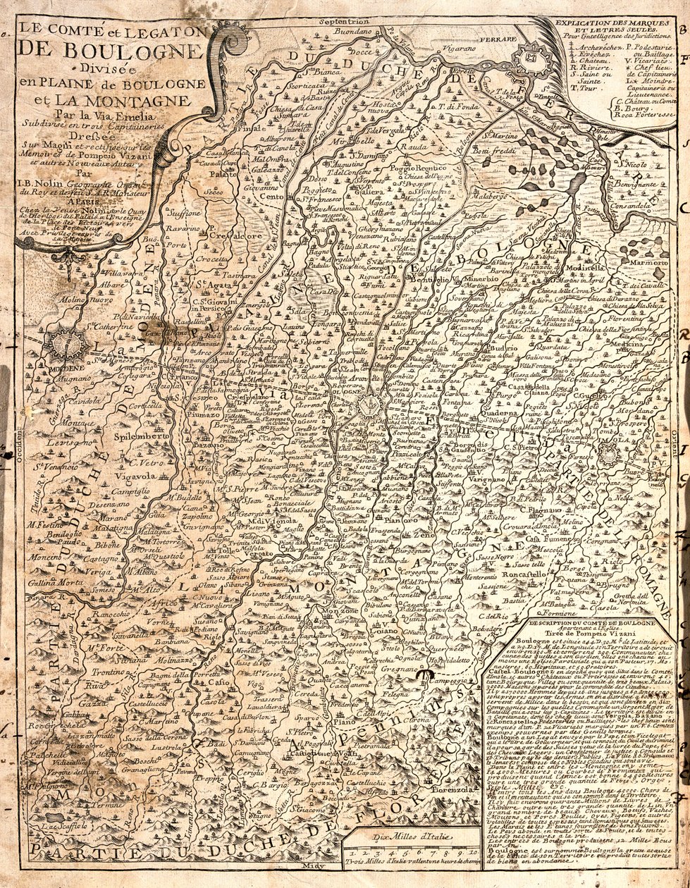 Østlige Emilia-Romagna, nordøstlige Toscana, Italien af Jean Baptiste Nolin