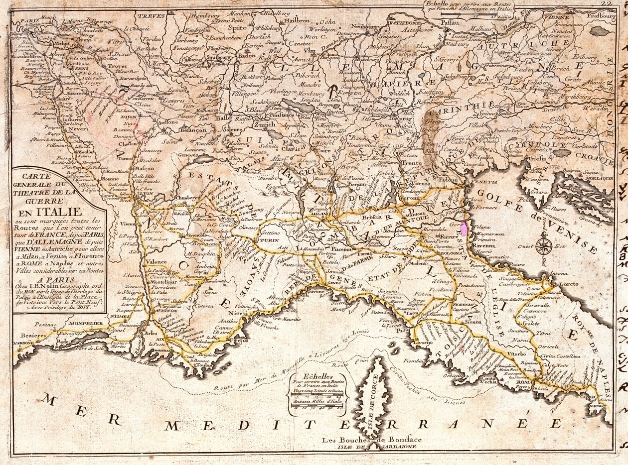 Frankrig (Region: Île-de-France, Champagne-Ardenne, Lorraine, Alsace, østlige Centre, Bourgogne, Fanche-Comté, Auvergne, østlige Languedoc-Roussillon, Rhône-Alpes, Provence-Alpes-Côte d