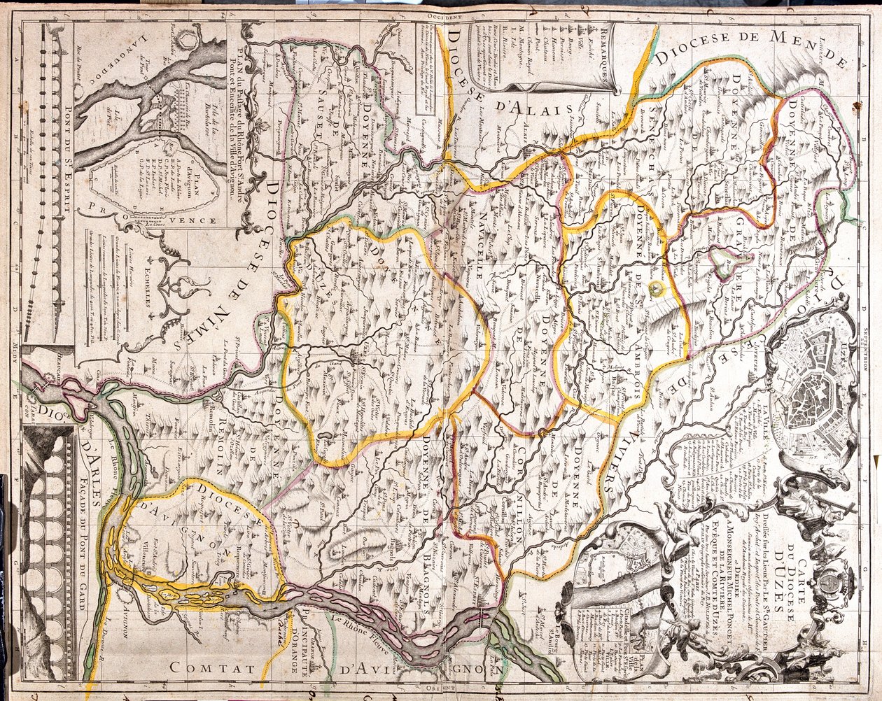 Languedoc-Roussillon, Frankrig af Jean Baptiste Nolin