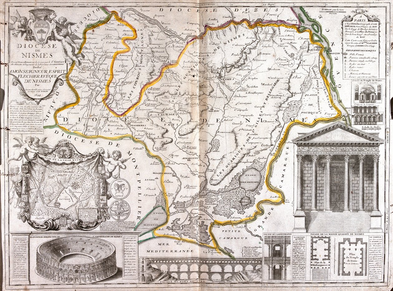 Languedoc-Roussillon, Frankrig af Jean Baptiste Nolin